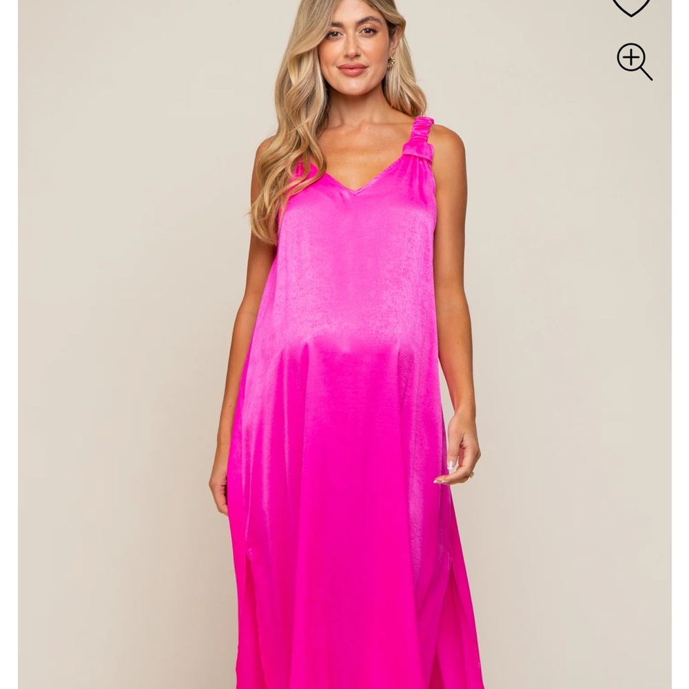 Pinkblush Vibrant Pink Maxi Dress